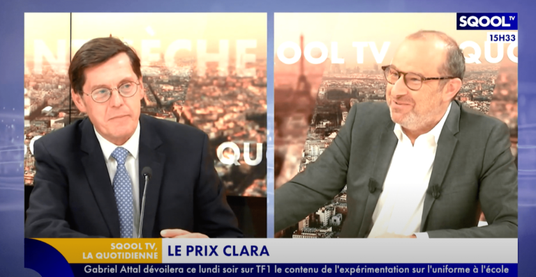 Sqool TV éclaire les coulisses du Prix Clara avec le Professeur Damien Bonnet